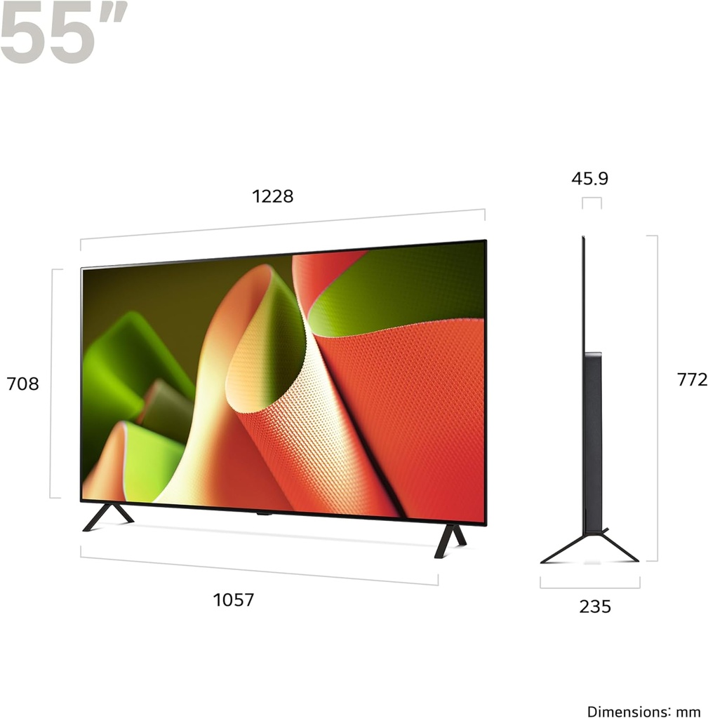 LG 55" OLED55B46LA OLED TV 4K - WebOS24, Magic Remote, HDR10