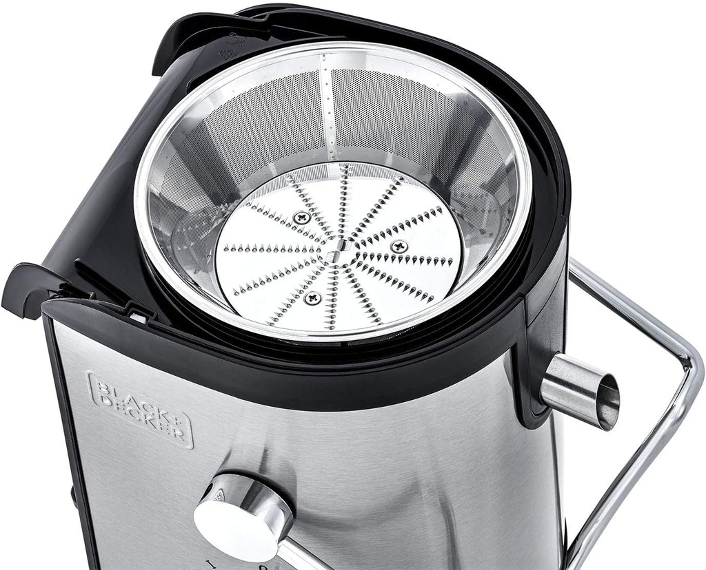 BLACK & DECKER JE800-B5 800W JUICE EXTRACTOR - STAINLESS STEEL