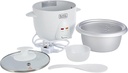 BLACK & DECKER 0.6 L/ 2.5 CUP RICE COOKER, WHITE - RC650-B5 