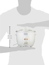 BLACK & DECKER 0.6 L/ 2.5 CUP RICE COOKER, WHITE - RC650-B5 