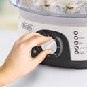BLACK & DECKER 775W 10 LITER 3-TIER FOOD STEAMER - HS6000-B5