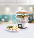 BLACK & DECKER 775W 10 LITER 3-TIER FOOD STEAMER - HS6000-B5