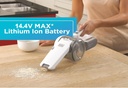 BLACK & DECKER LITHIUM-ION PIVOT DUSTBUSTER/CYCLONIC HAND VACUUM CLEANER - PV1420L-B5
