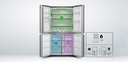 Hisense Cross Door Refrigerator RC-73WC4SW1 730L
