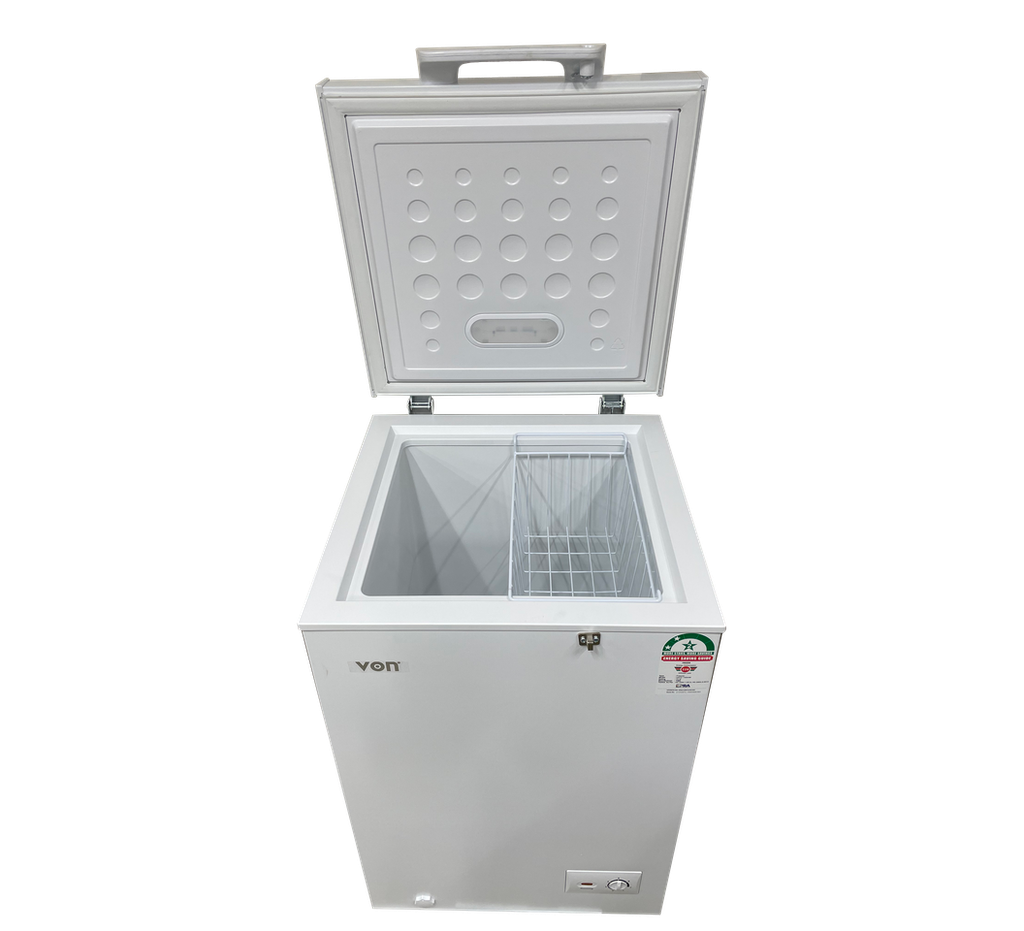 VON CHEST FREEZER VAFC10DHW 98L WHITE