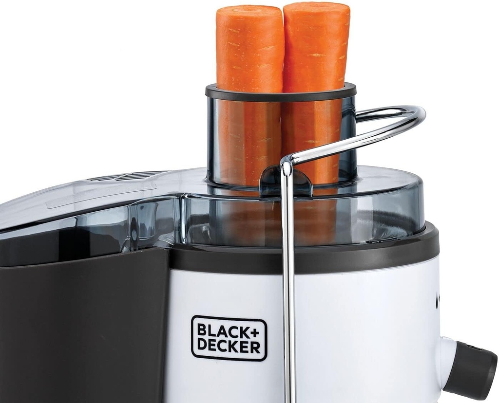 BLACK & DECKER JUICE EXTRACTOR, 600 W, BLACK/SILVER, JE600-B5