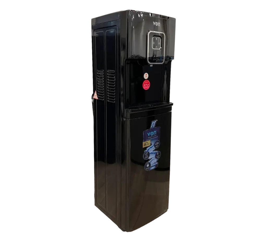 VON W/DISPENSER VDC-301CLK FS  CC BLK BOTTOMLOAD 