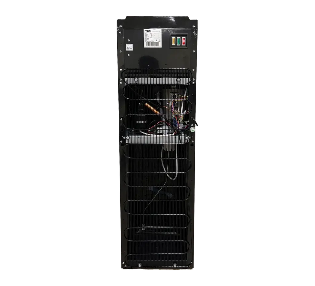 VON W/DISPENSER VDC-301CLK FS  CC BLK BOTTOMLOAD 