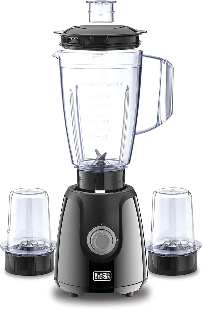 Black and Decker BX440-B5 400W Blender with 2 Mills