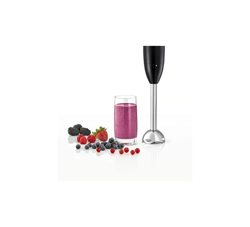 BLACK+DECKER HB600-B5 Hand Blender 3 in 1 with Chopper Black - 600W