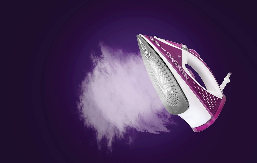 Black and Decker X2450-B5 2400W Steam Iron with Ceramic Soleplate