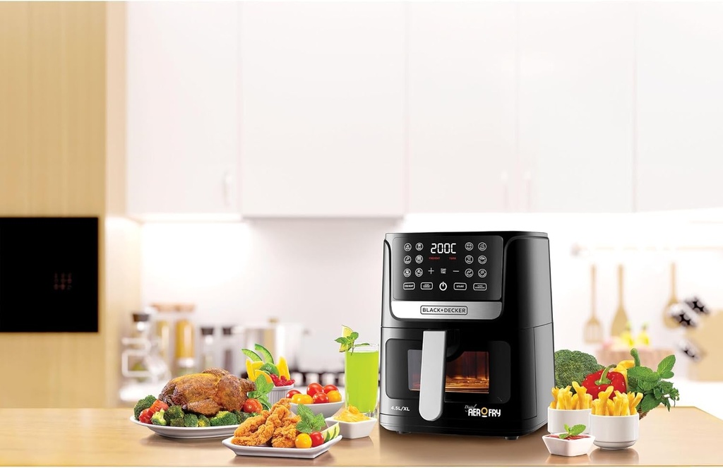 BLACK+DECKER AF4500-B5 Digital Airfryer - 4.5L