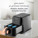 BLACK+DECKER SAF80-B5 Digital Air fryer 8L - Black, Slim