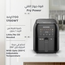 BLACK+DECKER SAF80-B5 Digital Air fryer 8L - Black, Slim