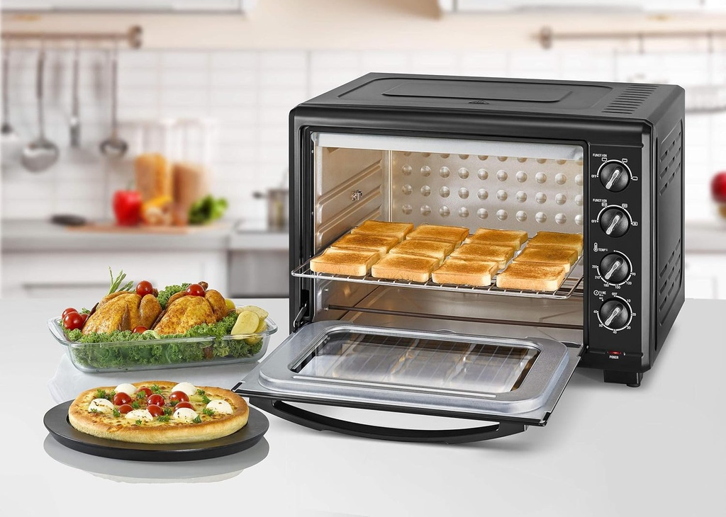 Black and Decker TRO55RDG-B5 55L Toaster Oven with Double Glass and Rotisserie