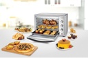 BLACK & DECKER TOASTER OVEN TRO62RDG-B5 62L DOUBLE GLASS