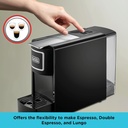 BLACK+DECKER CCM100-B5 Capsule Coffee Machine1140W - Black