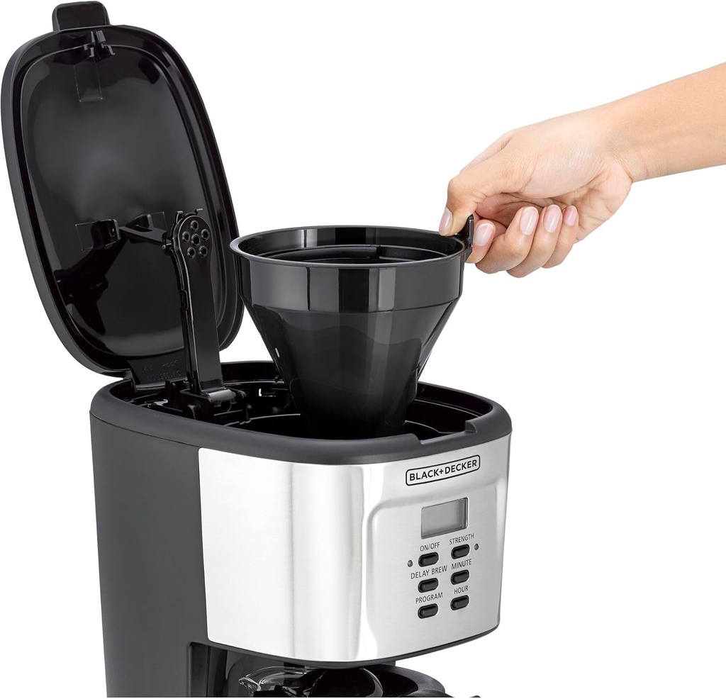 BLACK+DECKER DCM85-B5 900W 12 Cup Programmable Coffee Maker