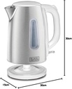 Black and Decker JC454-B5 Electric Kettle Stainless Steel 1.7L