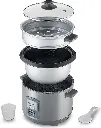 KENWOOD Rice Cooker & Steamer RCM45.000SS, Stainless Steel 1.8L 