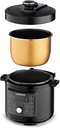KENWOOD Electric Pressure Cooker PCM95.000BK, 8L Smart Steam Pot 16-in-1 Multifunctional Programmable Multicooker, Black