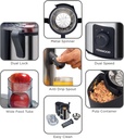 Kenwood Juice Extractor JEM50.000BS 700W Stainless Steel Anti Drip for Home, Office,Cafeteria  Silver/Black