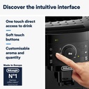 DE'LONGHI ECAM12.121.B Coffee Machine MAGNIFICA S Fully Automatic Bean to Cup, Ideal for Espresso, Americano, Cappuccino, Latte, Macchiato & Many More Coffee Recipes
