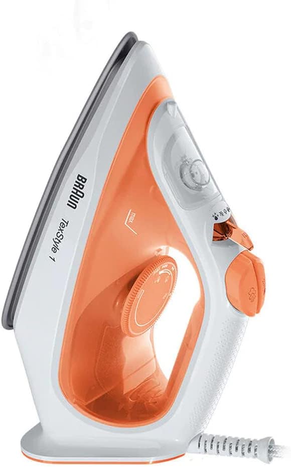 Braun SI1009 Steam Iron, TexStyle , 1900 Watts, 50% Energy Saving, Orange