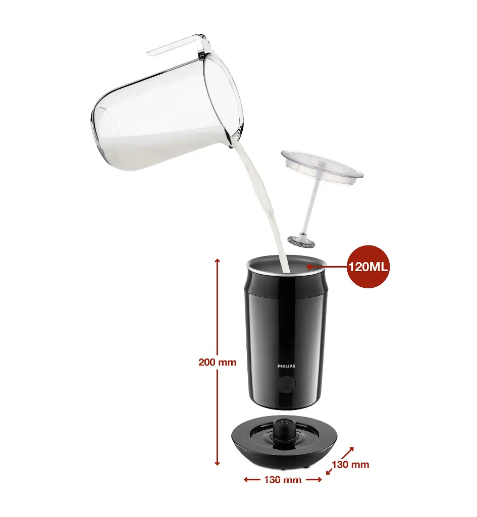 Philips CA6500/63 Milk Frother - Black