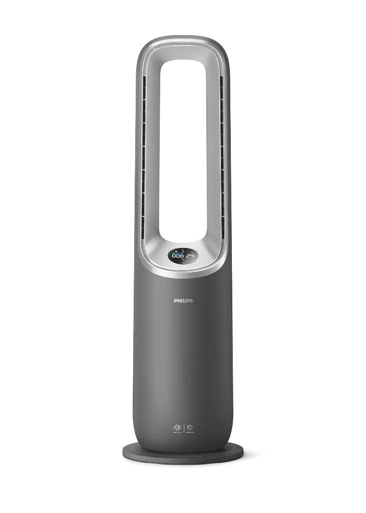 PHILIPS AMF870/35 Air Performer 3-in-1: Purifier, Heater & Cooling Fan – Cleans 70m², HEPA Filter, Smart Sensors, Alexa, App. Quiet & Energy Efficient