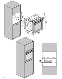 VON BI OVEN VBO60101DFD 60CM MULTIFN 10 DIGIT 