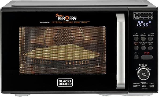 Black and Decker MZAF2910-B5 29L Oven AerOfry – Microwave + Grill + Convection + Air Fryer