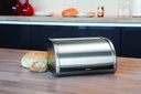 Brabantia Roll Top Bread Bin, Medium, Matt Steel