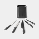 Brabantia Slice & Dice Knife Block plus Knives