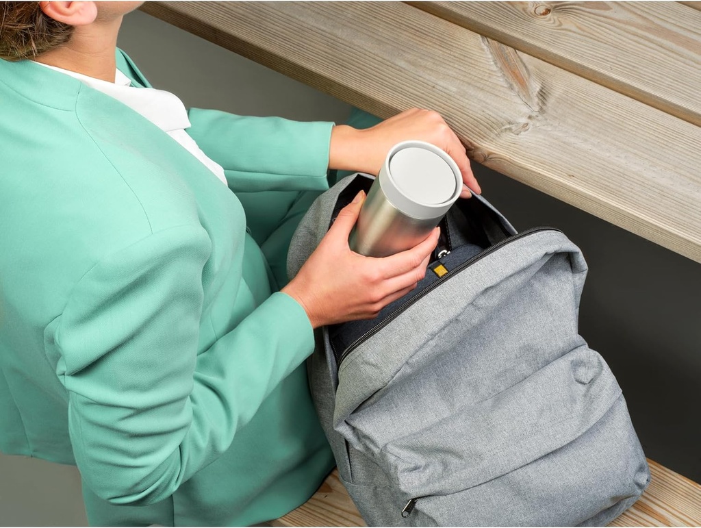 Brabantia Make & Take Insulated Cup, Medium, 0.36L, Light Grey