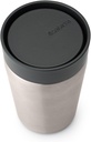 Brabantia Make & Take Insulated Cup, Small, 0.2L, Dark Grey