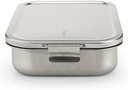 Brabantia Make & Take Lunch Box, Medium, Stainless Steel, Matt Steel