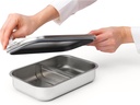 Brabantia Make & Take Lunch Box, Medium, Stainless Steel, Matt Steel