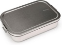 Brabantia Make & Take Lunch Box, Medium, Stainless Steel, Matt Steel