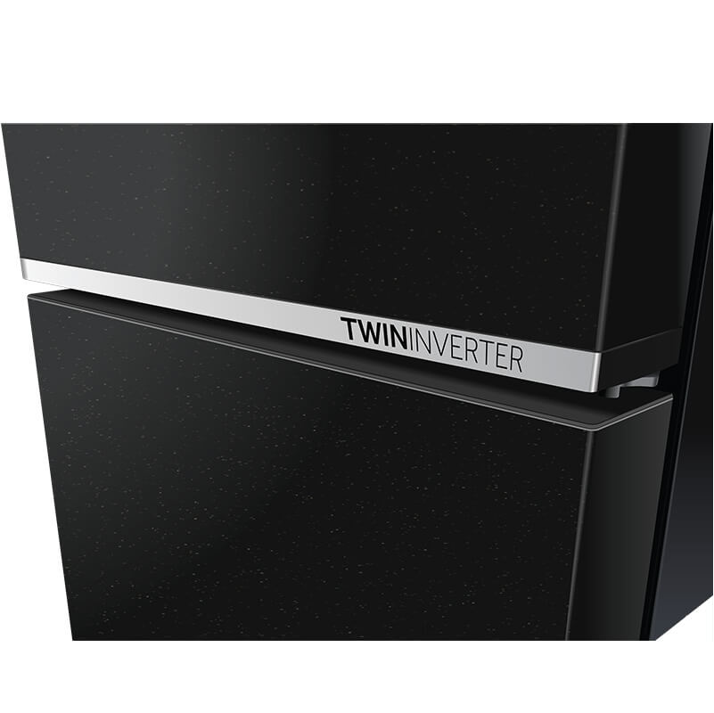 Haier Refrigerator HRF-300FA 283L Top Mount Fridge Black Inverter/No Frost