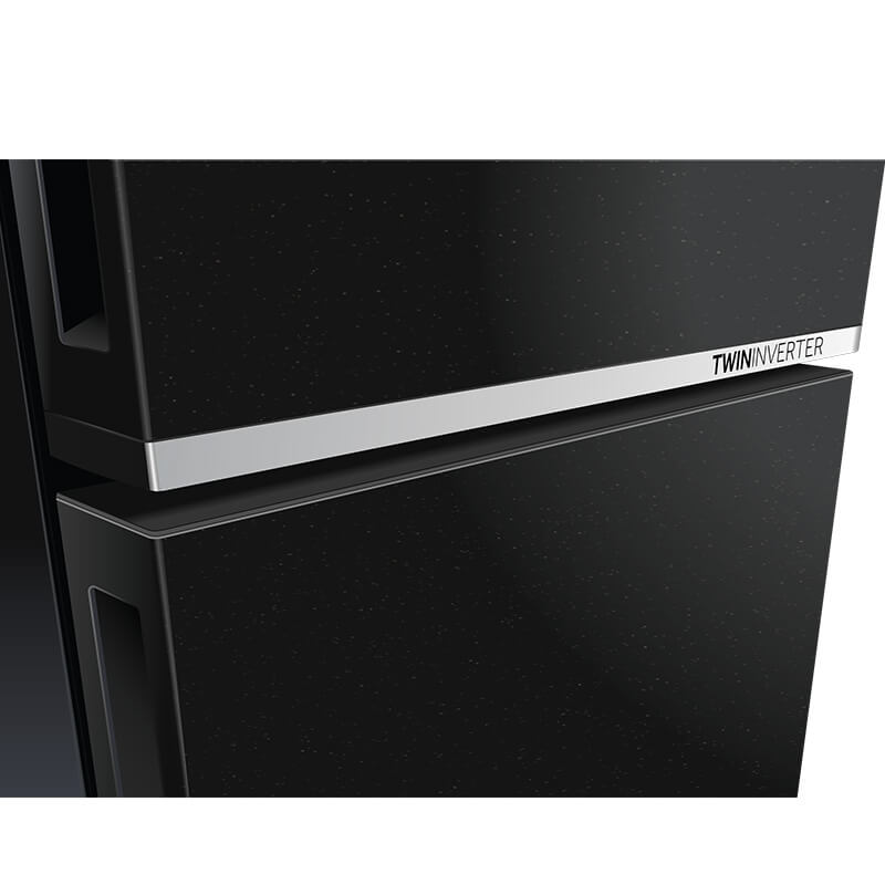 Haier Refrigerator HRF-300FA 283L Top Mount Fridge Black Inverter/No Frost