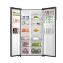 Haier SBS Fridge HRF-668SS(KE), Inverter, 527L, Sunlight Steel 