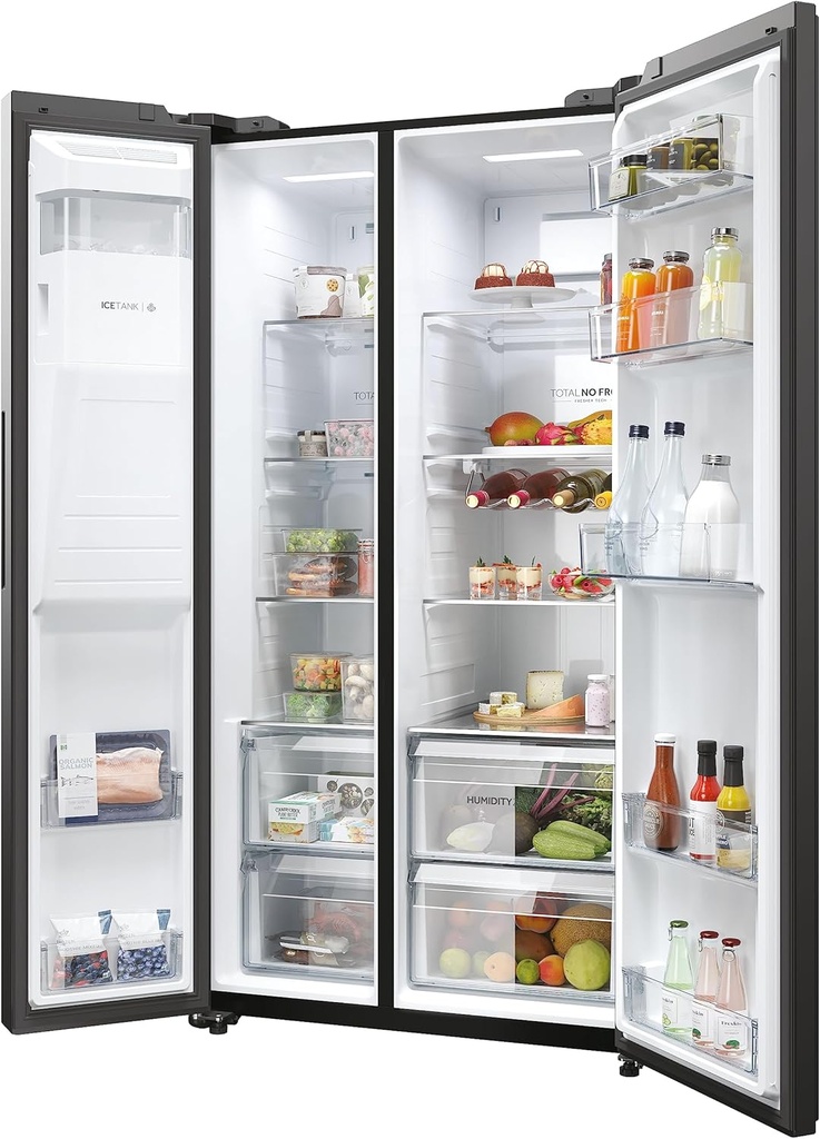 Haier SBS Fridge HSW59F18EIPT(UK)