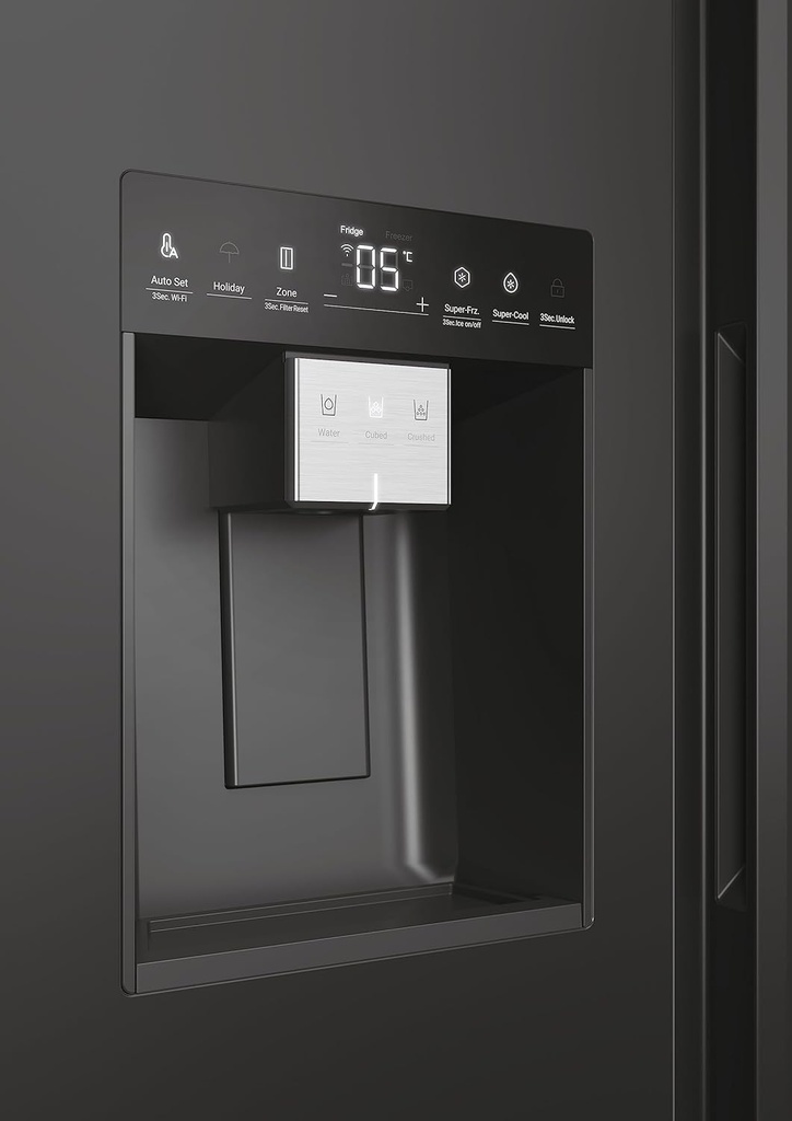 Haier SBS Fridge HSW59F18EIPT(UK) 601L | Hotpoint Rwanda