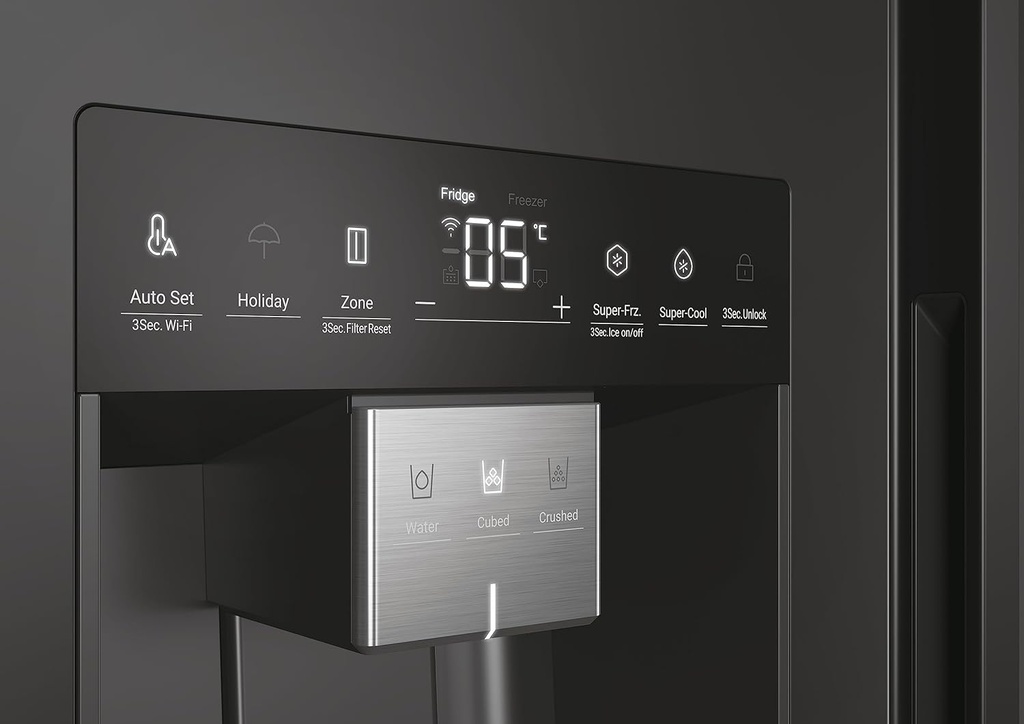 Haier SBS Fridge HSW59F18EIPT(UK) 601L | Hotpoint Rwanda
