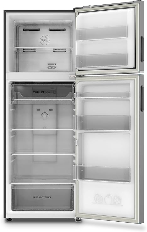 Haier Fridge HRF-385NS  Double Door TMF 357L, No Frost, Inverter, Silver