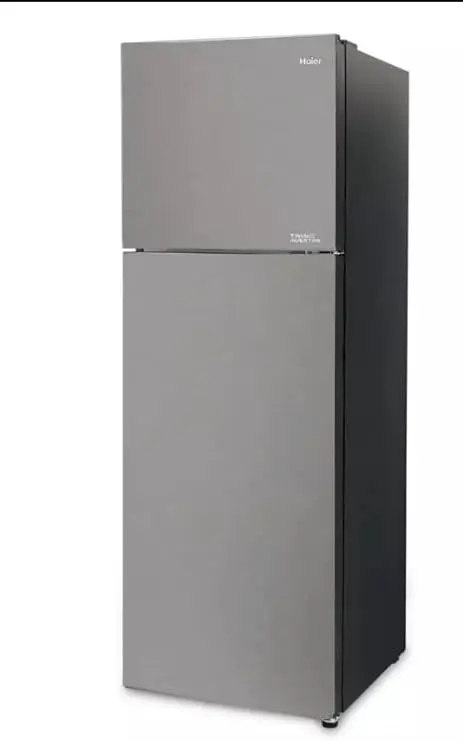 Haier Fridge HRF-355NS Double Door TMF 333L, No Frost, Inverter, Silver