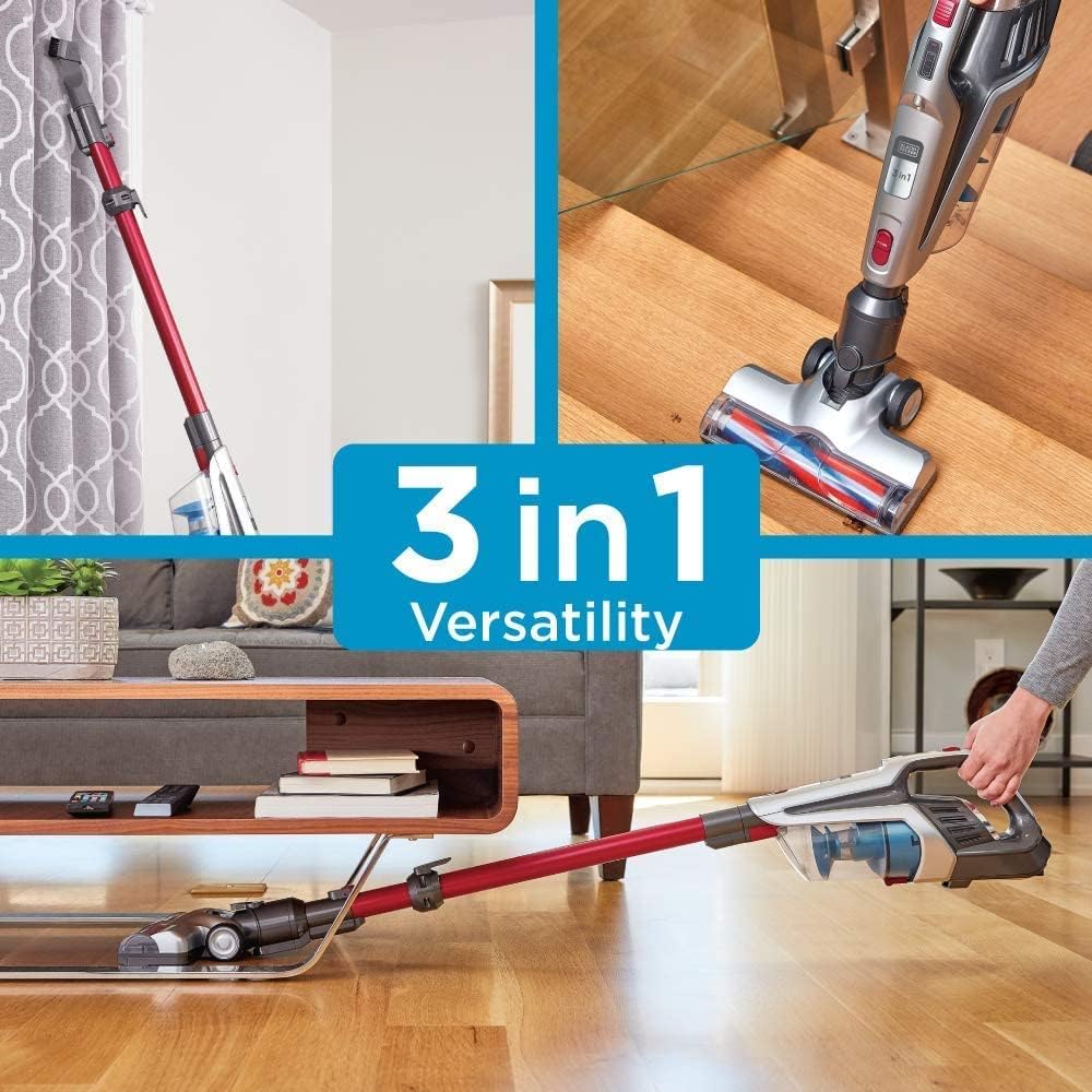 BLACK & DECKER V/CLEANER BHFE620J-GB 3-IN-1 CORDLESS UPRIGHT STICK VACUUM CLEANER 0.5 L 43 W