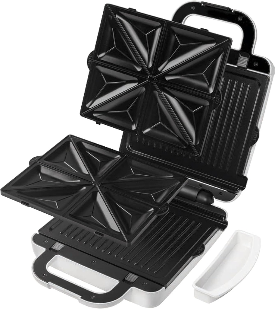 KENWOOD SANDWICH MAKER, SMP94.A0WH 4 SLOTS 2 IN 1  