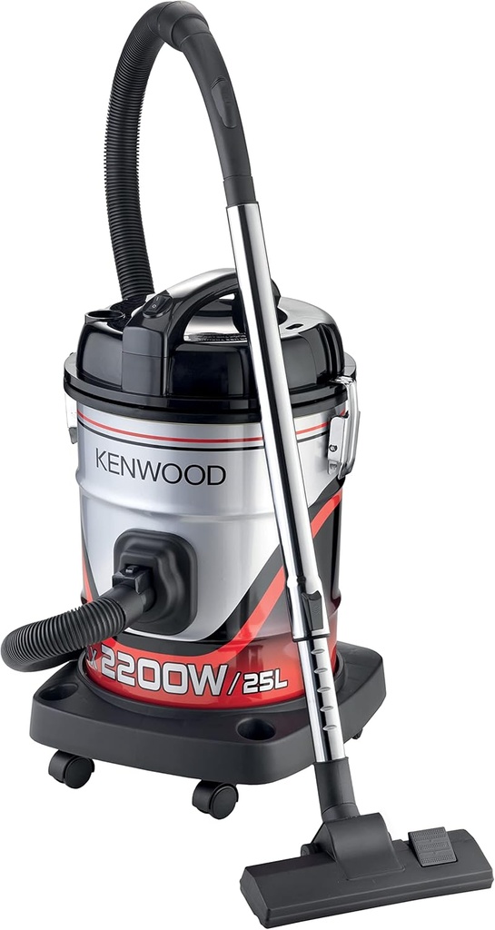 KENWOOD DRUM VACUUM CLEANER,  VDM60.000BR, 2200W, 25L TANK  